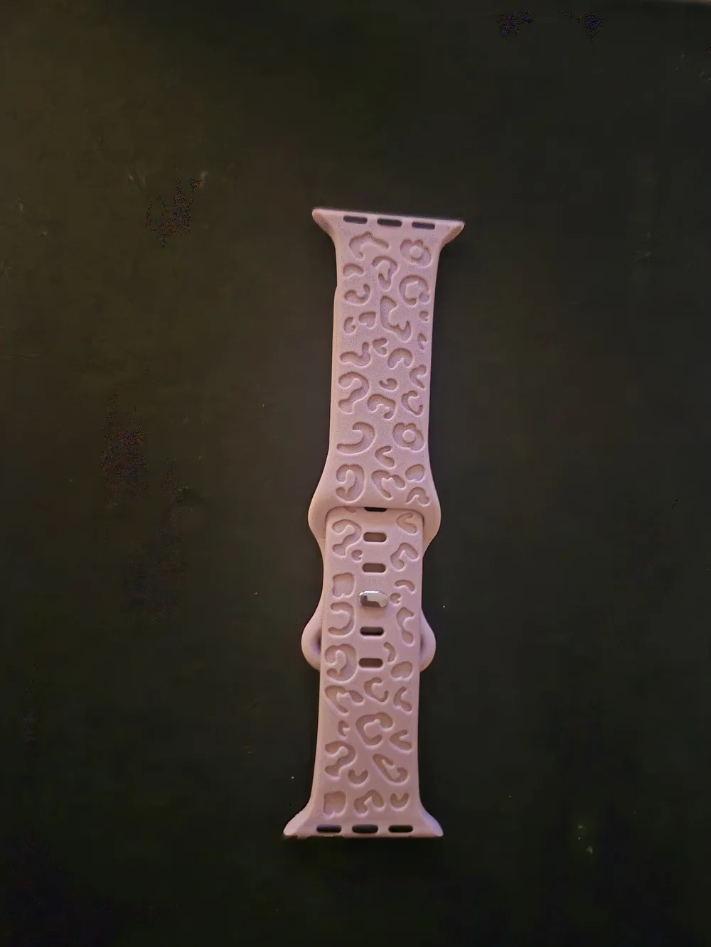 Apple Watch BAND Silicone Leopard Pattern  - Pink